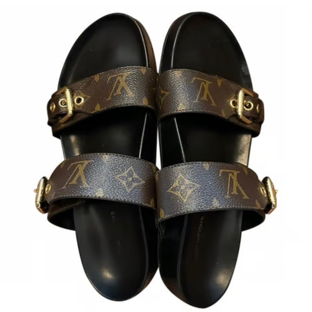 Louis Vuitton BOM DIA LEATHER SANDAL